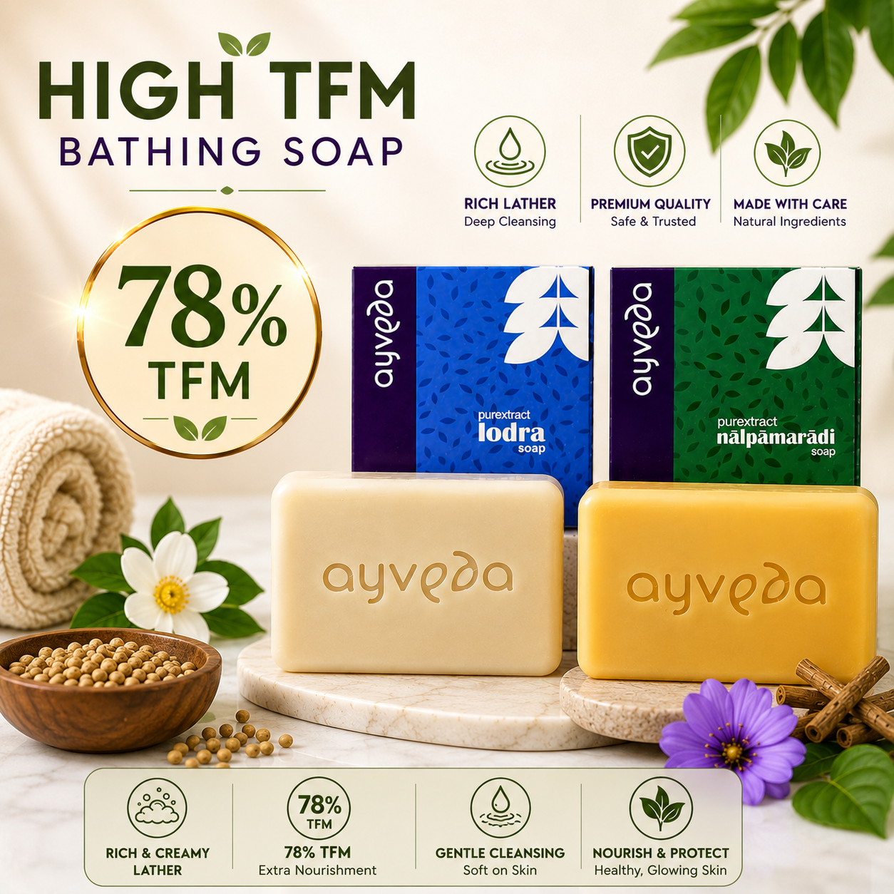 Lodra & Nalpamaradi Soap Combo