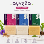 Purextract Aśvagandhā, Lodra & Nālpāmarādi Soap Combo (3x100g)